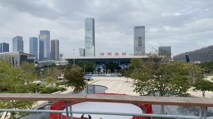 城市景观中的现代建筑