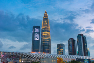 深圳地标建筑城市风光