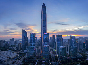 深圳城市天际线壮丽景观