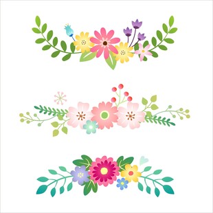 清新花卉装饰
