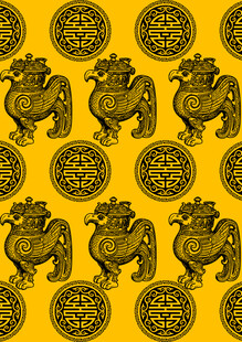 金色古典纹饰图案背景