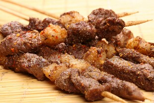 美味烤羊肉串