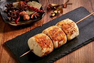 香酥烤馒头串美味诱人