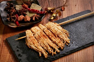 美味烤金针菇串