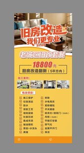 旧房改造展架