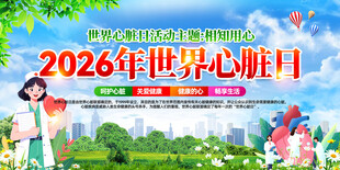 心脏病宣传栏展板