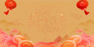 古典祥云背景