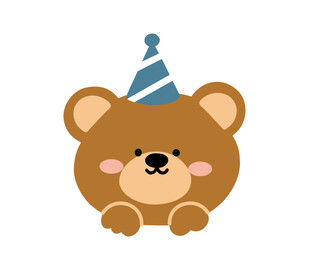 生日卡通熊