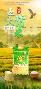 大米海报图片