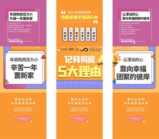 购房理由营销海报图