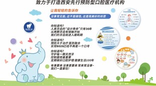 大象儿童墙画面
