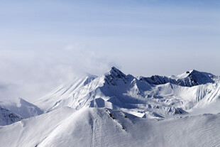 雪域雪山壮丽风光