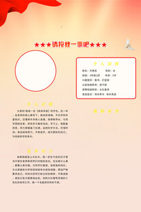 竞选大队委