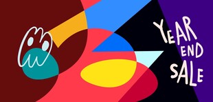 年末大促抽象创意海报