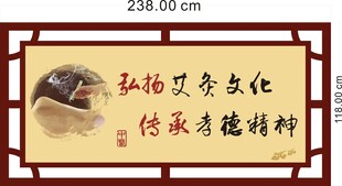 艾灸熏蒸展板