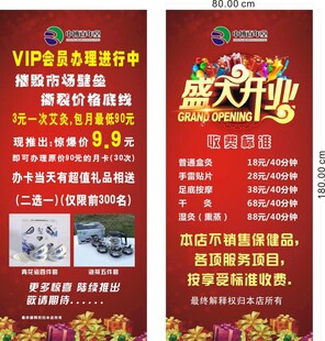艾灸熏蒸开业活动海报