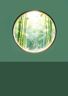 江南水乡竹子背景摄影背景