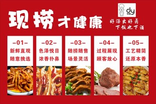 卤菜灯箱
