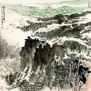 井冈奇松图