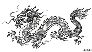 中国传统龙纹图案