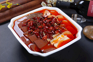 川味麻辣毛血旺