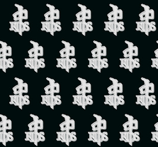 串字创意平铺背景图案