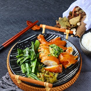广式烧鸡套餐
