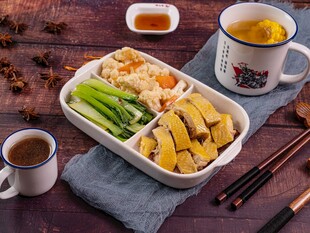白切鸡营养便当套餐