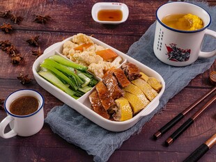 港式烧腊双拼便当