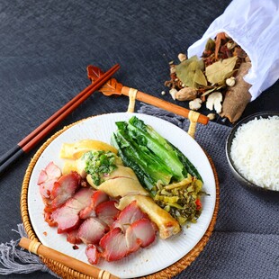 广式叉烧饭套餐