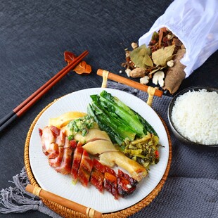 广式烧腊饭套餐