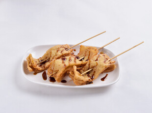 特色烤豆干串