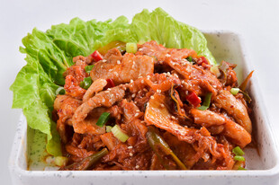 香辣牛肉丝家常菜