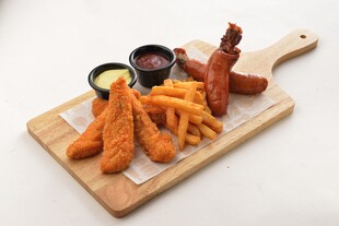 美味炸物小食拼盘