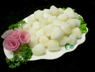 美味鱼滑菜品摆盘