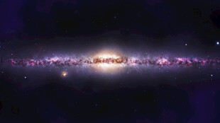 侧视星系宇宙景观