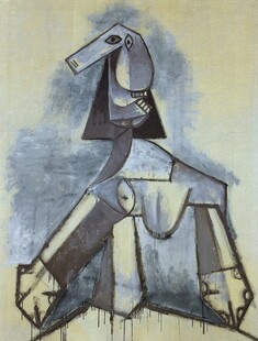 立体主义抽象人像作品