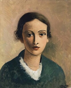 古典女性肖像油画