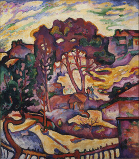 乡村风景油画