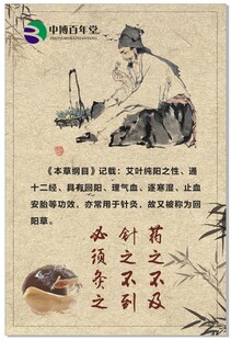 艾灸馆熏蒸海报