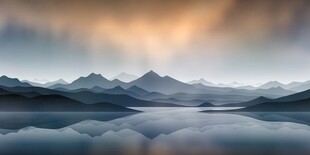 山水风景背景