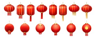 中式红灯笼集