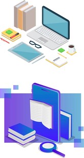 读书学习教育插图