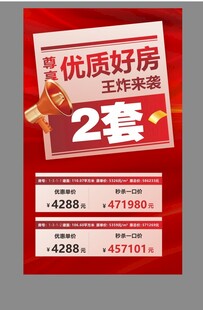特价房海报 