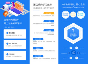 线上教育宣传长图