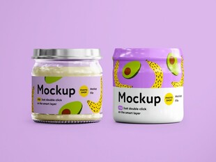 两款食品罐包装样机