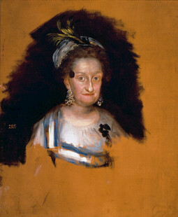 古典贵妇肖像油画