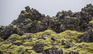 苔原火山岩地貌景观
