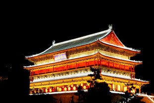 古城楼夜景
