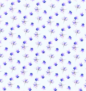 清新蓝紫小花无缝底纹